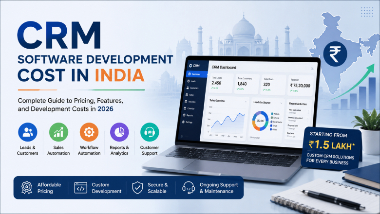 CRM Software Development Cost in India (2026 Guide): Features, Pricing & Development Cost